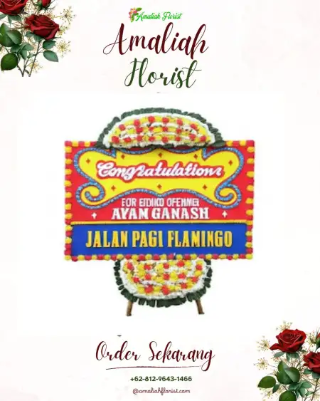 Sewa Papan Bunga Pengkok